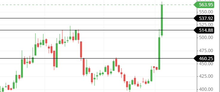 Support and resistance of HEG share Support and resistance of HEG share