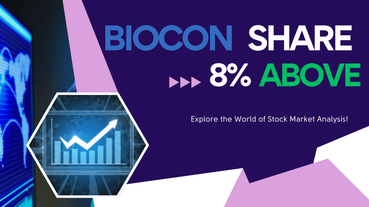BIOCON SHARE 8% ABOVE